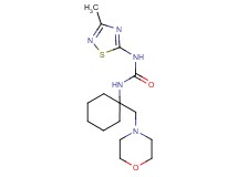 N-(3-methyl-1,2,4-thiadiazol-5-yl)-N'-[1-(morpholin-4-ylmethyl)cyclohexyl]urea