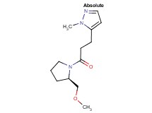 5-{3-[(2R)-2-(methoxymethyl)pyrrolidin-1-yl]-3-oxopropyl}-1-methyl-1H-pyrazole