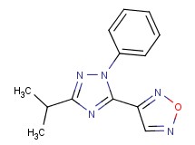3-(3-isopropyl-1-phenyl-1H-1,2,4-triazol-5-yl)-1,2,5-oxadiazole