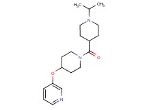 3-({1-[(1-isopropyl-4-piperidinyl)carbonyl]-4-piperidinyl}oxy)pyridine