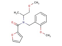 N-(2-methoxybenzyl)-N-(2-methoxy-1-methylethyl)-2-furamide