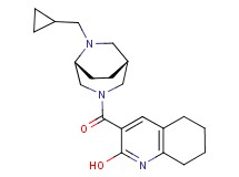 3-{[rel-(1R,5R)-6-(cyclopropylmethyl)-3,6-diazabicyclo[3.2.2]non-3-yl]carbonyl}-5,6,7,8-tetrahydro-2-quinolinol