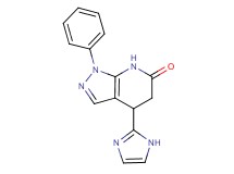 4-(1H-imidazol-2-yl)-1-phenyl-1,4,5,7-tetrahydro-6H-pyrazolo[3,4-b]pyridin-6-one