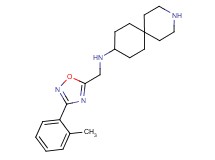 N-{[3-(2-methylphenyl)-1,2,4-oxadiazol-5-yl]methyl}-3-azaspiro[5.5]undecan-9-amine dihydrochloride
