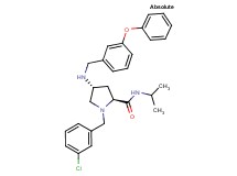(4R)-1-(3-chlorobenzyl)-N-isopropyl-4-[(3-phenoxybenzyl)amino]-L-prolinamide