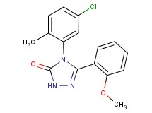 4-(5-chloro-2-methylphenyl)-5-(2-methoxyphenyl)-2,4-dihydro-3H-1,2,4-triazol-3-one