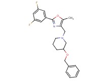 3-(benzyloxy)-1-{[2-(3,5-difluorophenyl)-5-methyl-1,3-oxazol-4-yl]methyl}piperidine