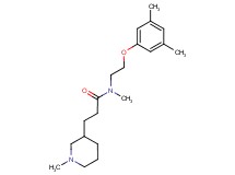 N-[2-(3,5-dimethylphenoxy)ethyl]-N-methyl-3-(1-methylpiperidin-3-yl)propanamide