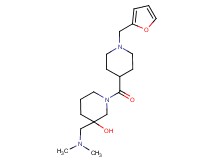 3-[(dimethylamino)methyl]-1-{[1-(2-furylmethyl)-4-piperidinyl]carbonyl}-3-piperidinol
