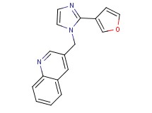 3-{[2-(3-furyl)-1H-imidazol-1-yl]methyl}quinoline