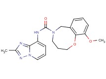 10-methoxy-N-(2-methyl[1,2,4]triazolo[1,5-a]pyridin-8-yl)-3,4-dihydro-2H-1,5-benzoxazocine-5(6H)-carboxamide
