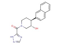 (3S*,4S*)-4-(2-naphthyl)-1-(1H-1,2,4-triazol-5-ylcarbonyl)piperidin-3-ol
