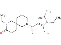 2-ethyl-8-[(1-ethyl-2,5-dimethyl-1H-pyrrol-3-yl)carbonyl]-2,8-diazaspiro[5.5]undecan-3-one