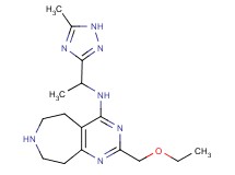 2-(ethoxymethyl)-N-[1-(5-methyl-1H-1,2,4-triazol-3-yl)ethyl]-6,7,8,9-tetrahydro-5H-pyrimido[4,5-d]azepin-4-amine