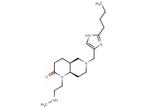 rel-(4aS,8aR)-6-[(2-butyl-1H-imidazol-4-yl)methyl]-1-[2-(methylamino)ethyl]octahydro-1,6-naphthyridin-2(1H)-one dihydrochloride
