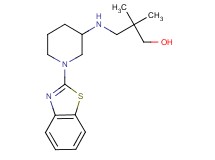 3-{[1-(1,3-benzothiazol-2-yl)-3-piperidinyl]amino}-2,2-dimethyl-1-propanol