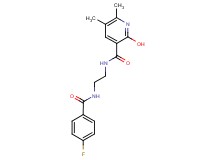 N-{2-[(4-fluorobenzoyl)amino]ethyl}-2-hydroxy-5,6-dimethylnicotinamide