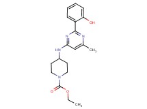 ethyl 4-{[2-(2-hydroxyphenyl)-6-methylpyrimidin-4-yl]amino}piperidine-1-carboxylate
