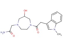 2-{6-hydroxy-4-[(1-methyl-1H-indol-3-yl)acetyl]-1,4-diazepan-1-yl}acetamide