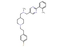 ({1-[2-(4-fluorophenyl)ethyl]-4-piperidinyl}methyl)methyl{[2-(2-methylphenyl)-5-pyrimidinyl]methyl}amine