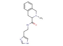N-[2-(1H-imidazol-4-yl)ethyl]-2-methyl-1,2,3,4-tetrahydro-3-isoquinolinecarboxamide