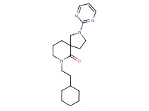 7-(2-cyclohexylethyl)-2-(2-pyrimidinyl)-2,7-diazaspiro[4.5]decan-6-one