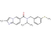 N-isopropyl-2-methyl-N-[3-(methylthio)benzyl]imidazo[1,2-a]pyridine-6-carboxamide
