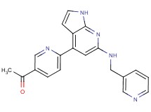 1-(6-{6-[(pyridin-3-ylmethyl)amino]-1H-pyrrolo[2,3-b]pyridin-4-yl}pyridin-3-yl)ethanone