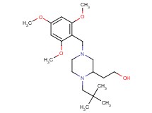 2-[1-(2,2-dimethylpropyl)-4-(2,4,6-trimethoxybenzyl)-2-piperazinyl]ethanol