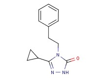 5-cyclopropyl-4-(2-phenylethyl)-2,4-dihydro-3H-1,2,4-triazol-3-one