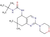 N-(tert-butyl)-N'-[7,7-dimethyl-2-(4-morpholinyl)-5,6,7,8-tetrahydro-5-quinazolinyl]urea