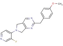 6-(3-fluoropyridin-4-yl)-2-(4-methoxybenzyl)-6,7-dihydro-5H-pyrrolo[3,4-d]pyrimidine