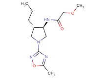 2-methoxy-N-[(3R*,4S*)-1-(5-methyl-1,2,4-oxadiazol-3-yl)-4-propyl-3-pyrrolidinyl]acetamide