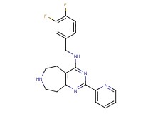 N-(3,4-difluorobenzyl)-2-pyridin-2-yl-6,7,8,9-tetrahydro-5H-pyrimido[4,5-d]azepin-4-amine