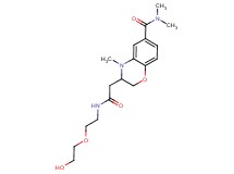 3-(2-{[2-(2-hydroxyethoxy)ethyl]amino}-2-oxoethyl)-N,N,4-trimethyl-3,4-dihydro-2H-1,4-benzoxazine-6-carboxamide
