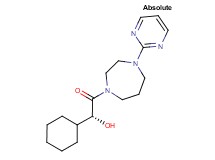(1R)-1-cyclohexyl-2-oxo-2-(4-pyrimidin-2-yl-1,4-diazepan-1-yl)ethanol