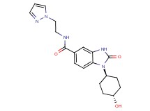 1-(trans-4-hydroxycyclohexyl)-2-oxo-N-[2-(1H-pyrazol-1-yl)ethyl]-2,3-dihydro-1H-benzimidazole-5-carboxamide