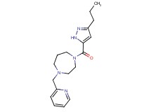 1-[(3-propyl-1H-pyrazol-5-yl)carbonyl]-4-(2-pyridinylmethyl)-1,4-diazepane