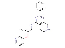 2-phenyl-N-[2-(pyridin-3-yloxy)propyl]-5,6,7,8-tetrahydropyrido[3,4-d]pyrimidin-4-amine