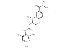 N,N,4-trimethyl-3-{2-oxo-2-[(2,4,6-trimethylpyridin-3-yl)amino]ethyl}-3,4-dihydro-2H-1,4-benzoxazine-6-carboxamide