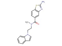 2-amino-N-[2-(1H-indol-1-yl)ethyl]-N-methyl-1,3-benzothiazole-5-carboxamide trifluoroacetate