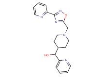 2-pyridinyl(1-{[3-(2-pyridinyl)-1,2,4-oxadiazol-5-yl]methyl}-4-piperidinyl)methanol