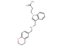 3-(3-{[(3,4-dihydro-2H-chromen-6-ylmethyl)amino]methyl}-1H-indol-1-yl)propanamide
