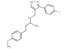 N-{[3-(4-fluorophenyl)-1H-pyrazol-4-yl]methyl}-4-(4-methoxyphenyl)butan-2-amine