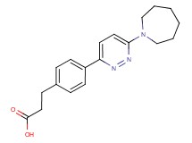 3-[4-(6-azepan-1-ylpyridazin-3-yl)phenyl]propanoic acid