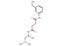 N-[2-(dimethylamino)-1-methylethyl]-N'-(3-ethylphenyl)succinamide