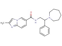 N-(2-azepan-1-yl-2-phenylethyl)-2-methylimidazo[1,2-a]pyridine-6-carboxamide