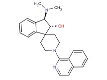 (2R*,3R*)-3-(dimethylamino)-1'-(1-isoquinolinyl)-2,3-dihydrospiro[indene-1,4'-piperidin]-2-ol