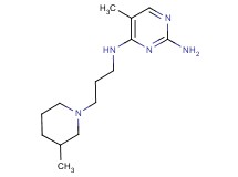 5-methyl-N~4~-[3-(3-methylpiperidin-1-yl)propyl]pyrimidine-2,4-diamine