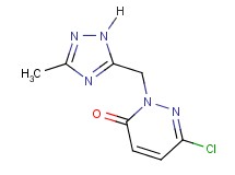 6-chloro-2-[(3-methyl-1H-1,2,4-triazol-5-yl)methyl]pyridazin-3(2H)-one